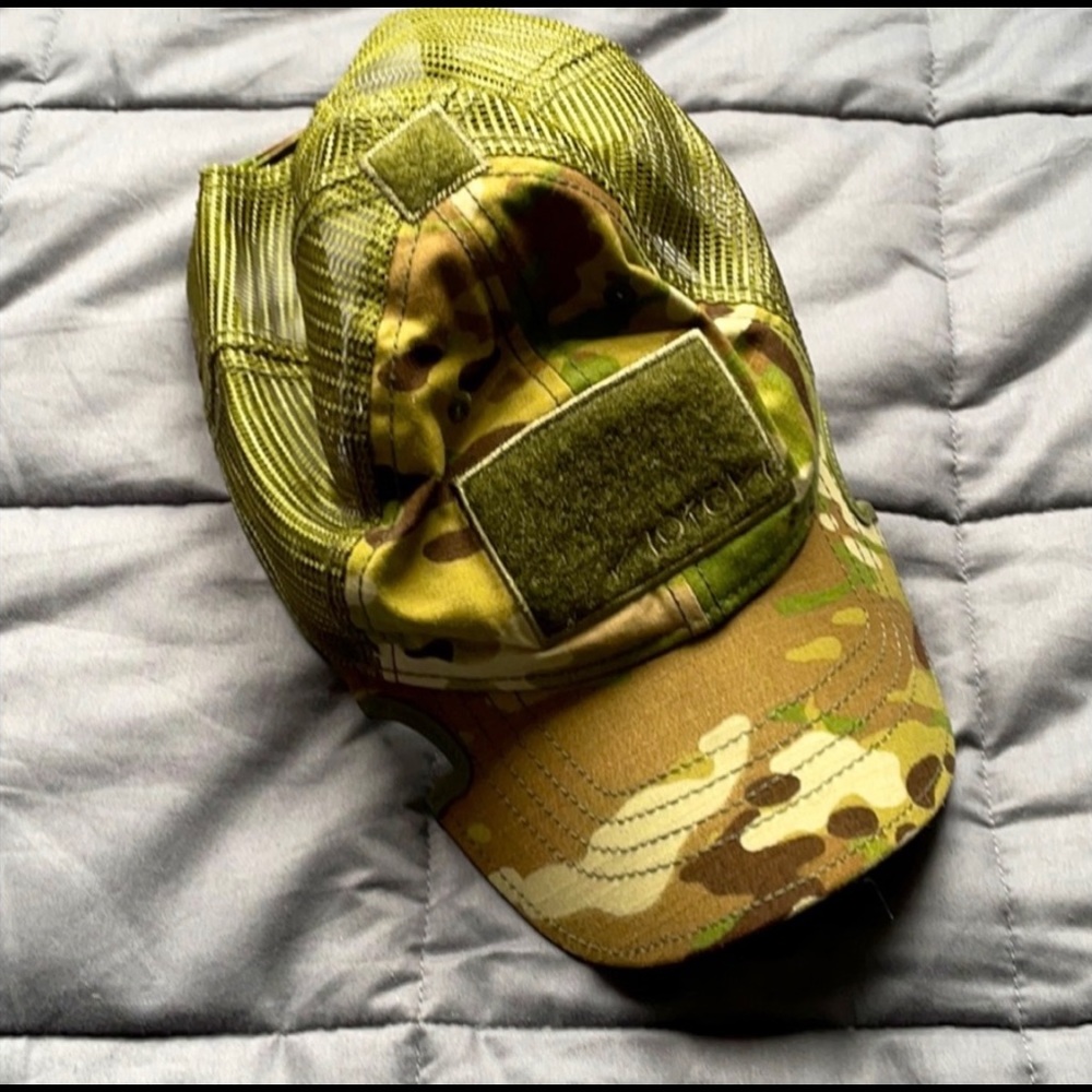 Notch camo molle velcro baseball hat adjustable